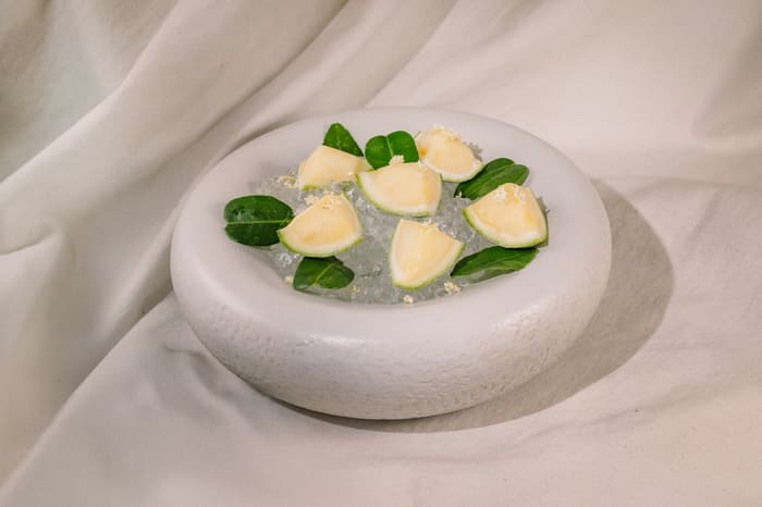 Bali Lime Lemon Sorbet — Brie Restaurant & Cheesery, Ubud