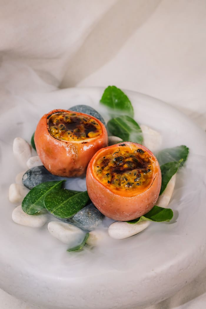 Passion Fruit Crème Brûlée — Brie Restaurant & Cheesery, Ubud