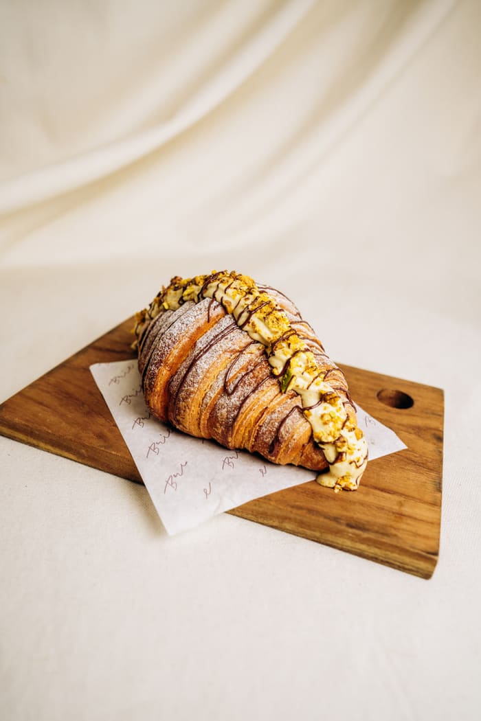 Pistachio croissant — Brie Restaurant & Cheesery, Ubud