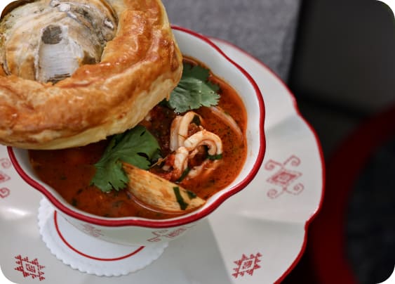 Tomato Soup with Seafood — Brie Restaurant & Cheesery, Ubud